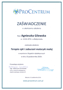 terapia ręki